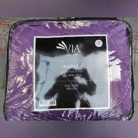 שמיכת כבש ממולאת דגם נאפל צבע נדיר סופר איכותי 009