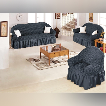  כיסוי סלון שחור