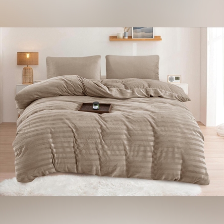 -                                                                                               - דגם פלאש- סט מצעים פלנל קטיפה מבד חורפי 6