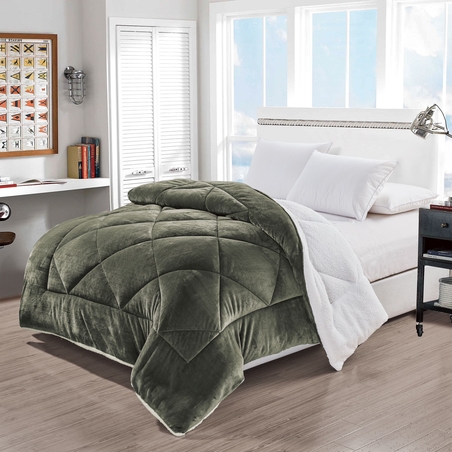 -                                                                                               - דגם שמיכות חורף צד אחד כבש מפנק צד שני פלנל עשיר ומחמם 5