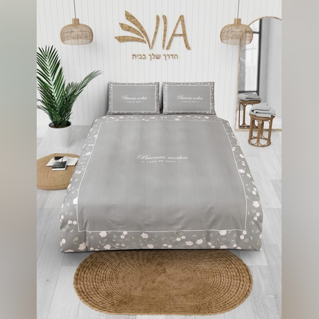 - דגם בוקט - 100% כותנה בצפיפות 144 חוטים