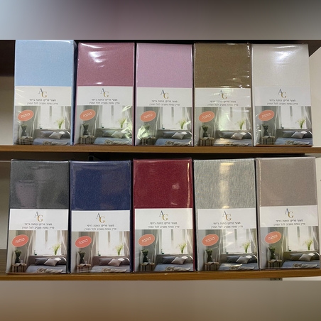 -                                              דגם סדין גרסי 100% כותנה טריקו