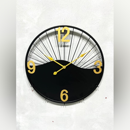 דגם שעון שחור וזהב קוטר 60 דגם 8