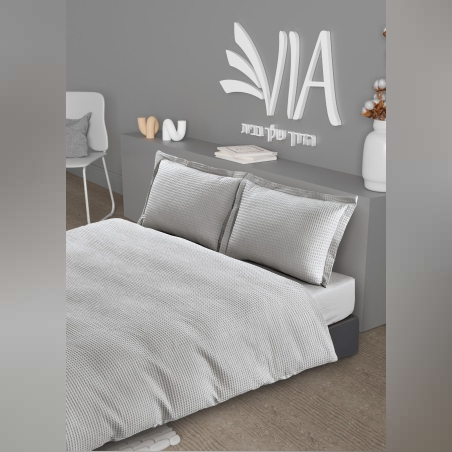 -                                                                                                                                  - דגם בד וופל פיקה- 100 כותנה 2