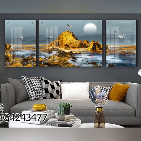 שלישיית תמונות מודפסות על זכוכית G4243477