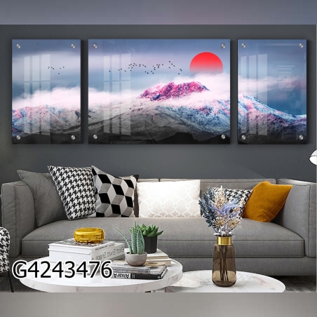 שלישיית תמונות מודפסות על זכוכית G4243476