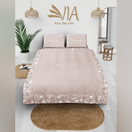 - דגם בוקט - 100% כותנה בצפיפות 144 חוטים 3