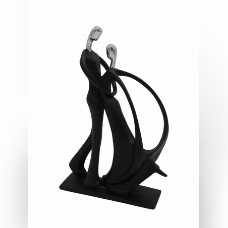 רקדני טנגו שחור כסף 5#