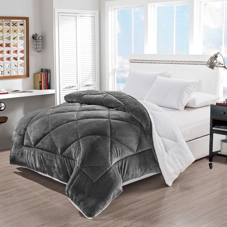 -                                                                                               - דגם שמיכות חורף צד אחד כבש מפנק צד שני פלנל עשיר ומחמם 4