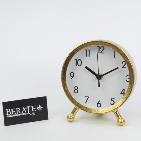 שעון זהב ולבן מספרים בטוח 1638