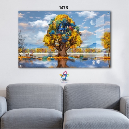 תמונת זכוכית מקורית מודפסת על זכוכית דגם 1473