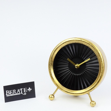 שעון זהב שחור בטוח 1629