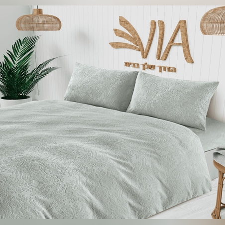 -                                                                                               - דגם סלינה- סט מצעים פלנל מבד חורפי 5