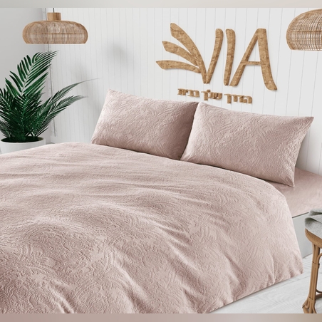 -                                                                                               - דגם סלינה- סט מצעים פלנל מבד חורפי 6