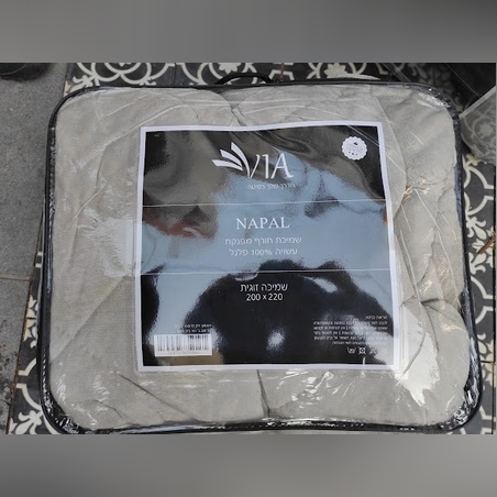 שמיכת כבש ממולאת דגם נאפל צבע נדיר סופר איכותי