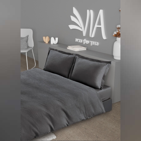 -                                                                                                                                  - דגם בד וופל פיקה- 100 כותנה 3