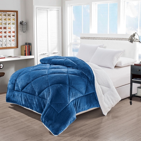 -                                                                                               - דגם שמיכות חורף צד אחד כבש מפנק צד שני פלנל עשיר ומחמם 7