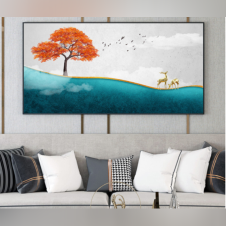 תמונת קנבס למשרד או לסלון מוכנה לתלייה דגם 3454949