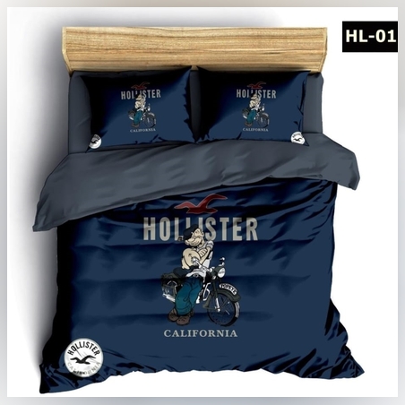 - דגם קרטון 100% כותנה - קליפורניה כחול