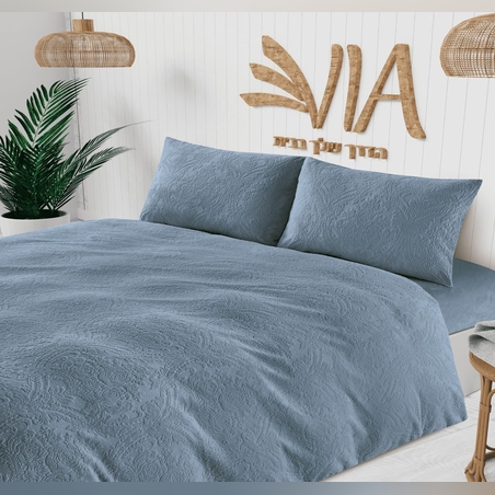 -                                                                                               - דגם סלינה- סט מצעים פלנל מבד חורפי 2