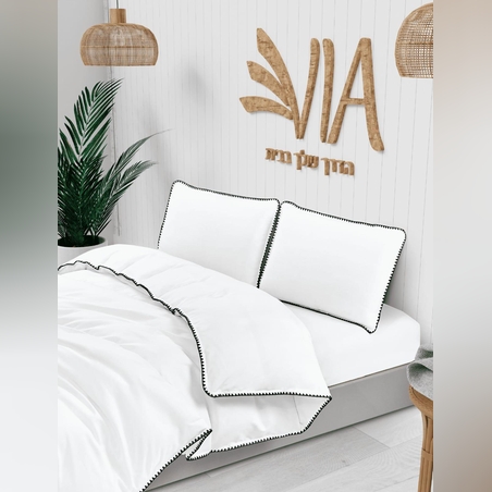 -                                                                                                                                                                                            דגם וופלי - 100% כותנה בצפיפות 144 חוטים 2