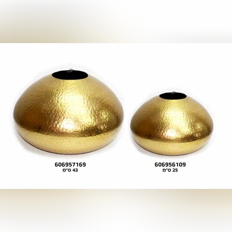 אגרטל: בצבע זהב - 606957