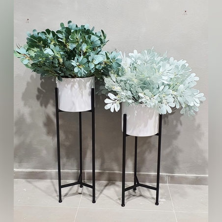 סט זוג מעמדים מתכת