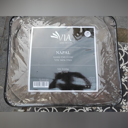 שמיכת כבש ממולאת דגם נאפל צבע נדיר סופר איכותי - יחיד 09