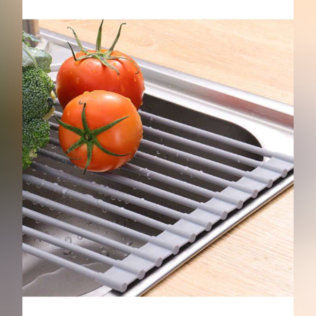 רשת סיליקון מתקפלת לייבוש להנחה על הכיור