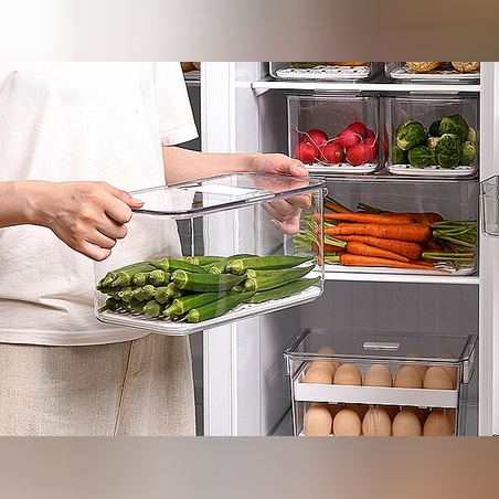 סט 3 קופסאות לאחסון במקרר