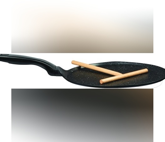 מחבת קרפ 30 ס''מ + מרדד עץ Arcosteel Bio Stone