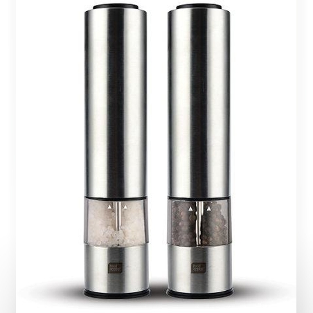 זוג מטחנות מלח פלפל נירוסטה