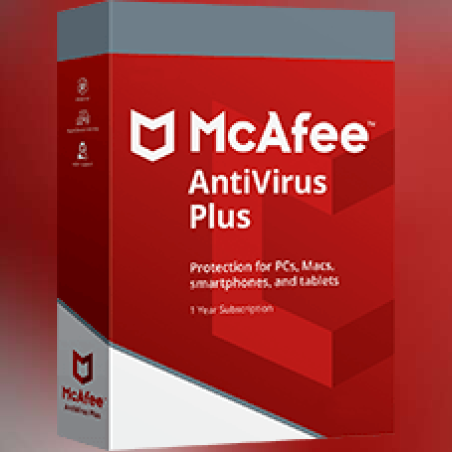 Mcafee AntiVirus Plus | מחשב אחד