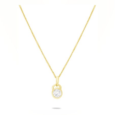 Diamond Necklace  | שרשרת משובצת יהלום