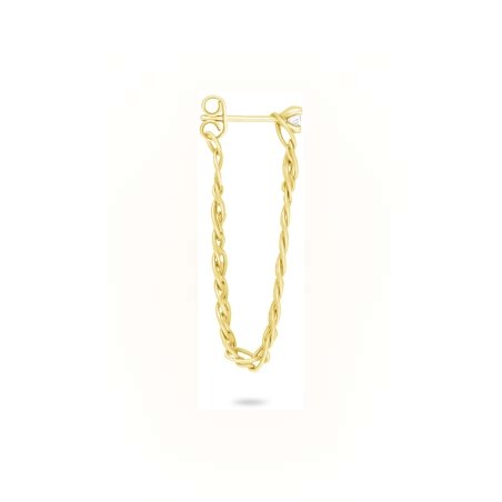 Lee-Tal | Gold Earring with Diamond