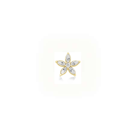 Rebecca | עגילי יהלומים לבנים