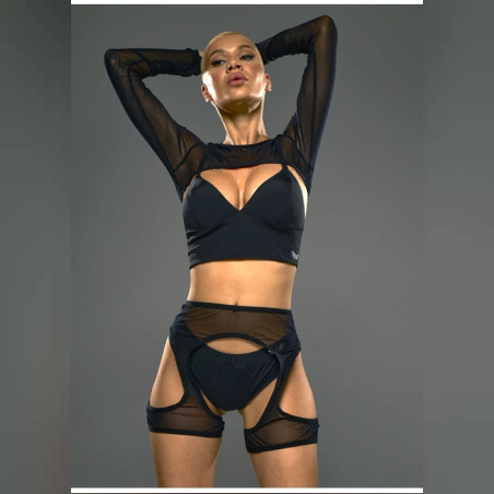 Bolero-mesh GRID black (only mesh)