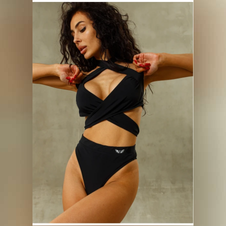 Комплект OCCI  MUSTMINI black latex (top + shorts) - Copy 0