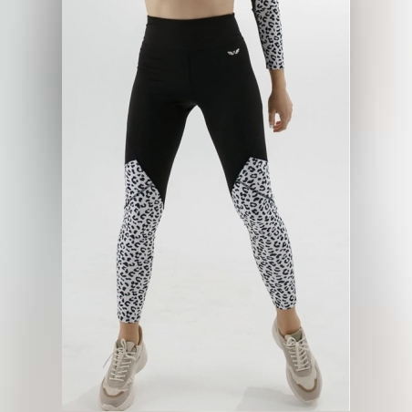 Leggins FELIX black/leo white