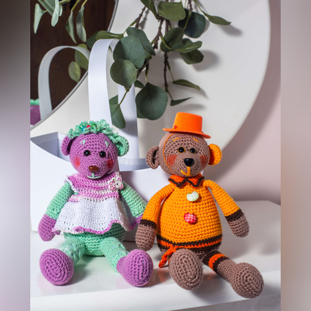 בובות דובון ודובונית  