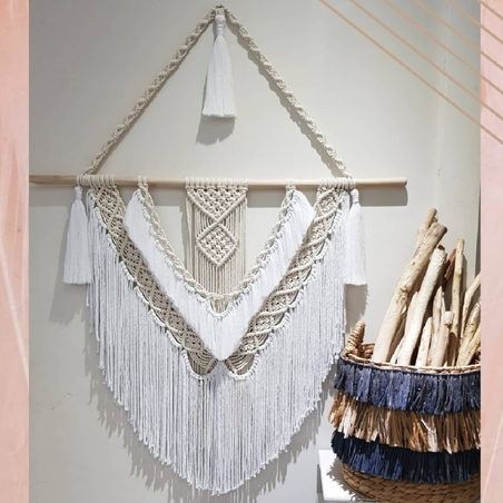 מתלה מקרמה לקיר 125*80