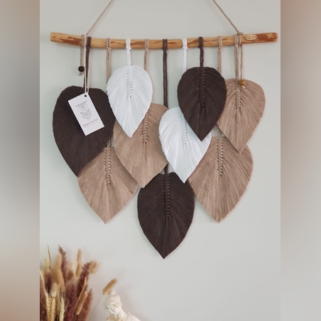 מתלה מקרמה לקיר 50*50 ס''מ 