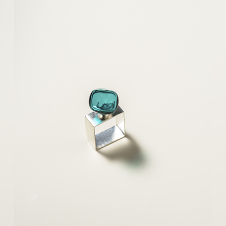 טבעת מרובעת טורכיז
