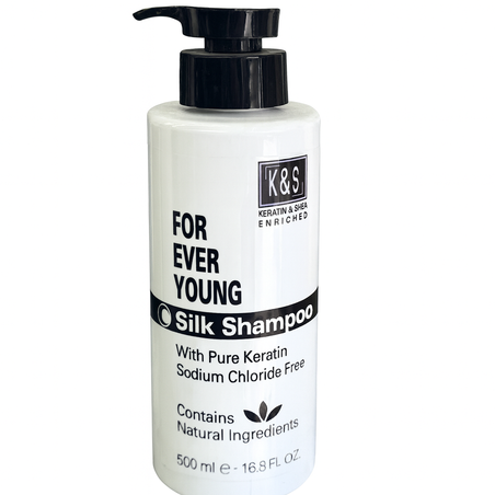 שמפו סילק  FOR EVER YOUNG (500 ml)-silk shampoo