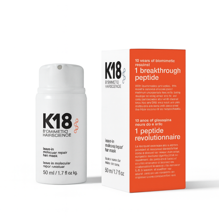 מסכה K18 לתיקון ושיקום מולקולרי של השיער - 50 מ