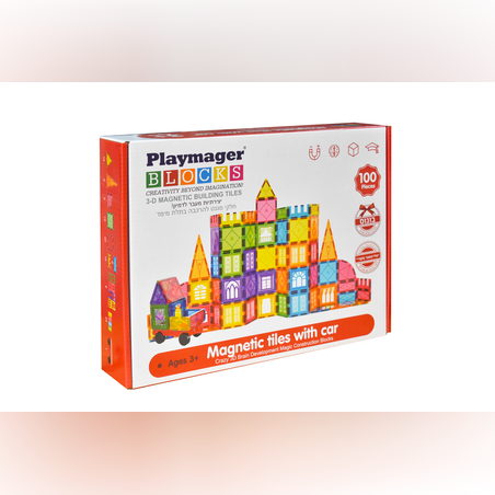 100 חלקים דגם מוזל [עם חלקי פלסטיק]