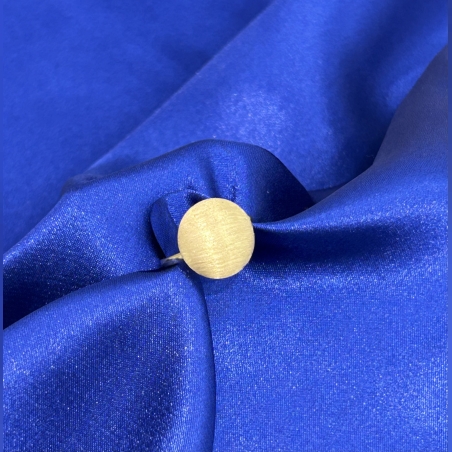 טבעת זהב צהוב 14K עיגול מט