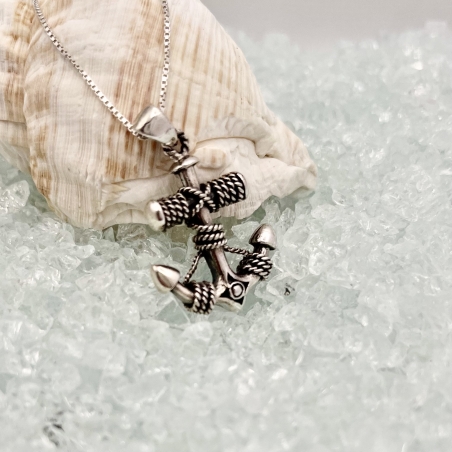 925 silver anchor pendant