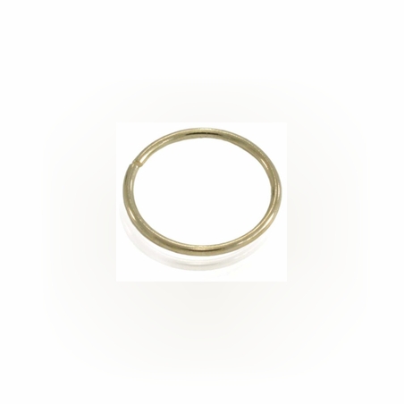 פירסינג חישוק חלק זהב 14K