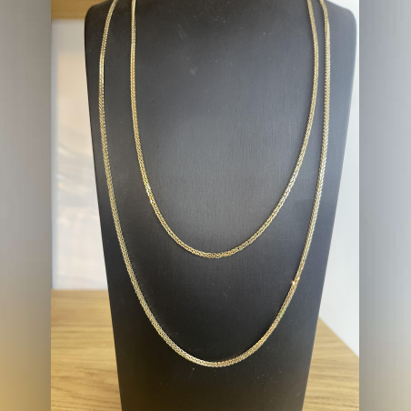 שרשרת ספיגה ארוכה זהב 14K